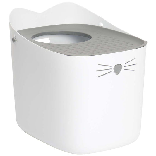 CA Pixi Top Entry Litter Box Blanc 52x41x47,5 cm