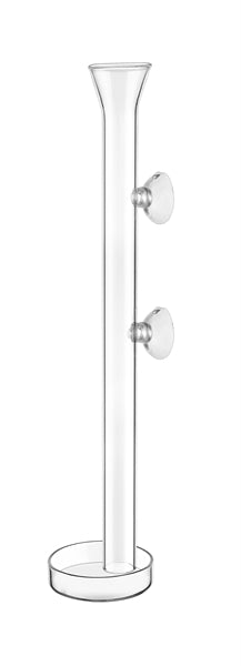 plateau de nourrissage + tube en verre 25cm
