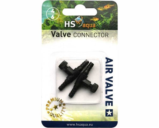 HS AQUA RACCORD DU ROBINET 4-6 MM 2 PCS. NOIR