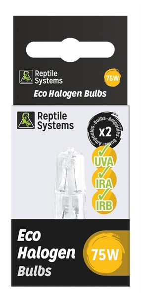 Reptile systems Eco Halogen Recharge 75W 2pcs