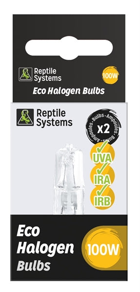 Reptile systems Eco Halogen Recharge 100W 2pcs
