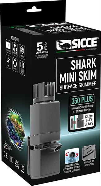SICCE SHARK SURFACE MINI SKIM 350 PLUS JUSQU'À 12 MM