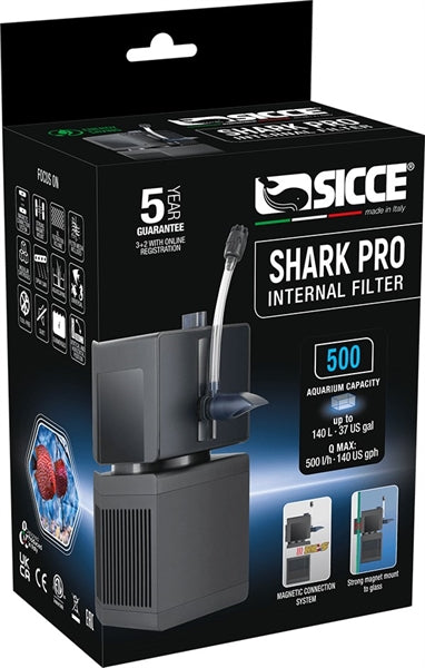 SICCE SHARK PRO 500 FILTRE INTÉRIEUR