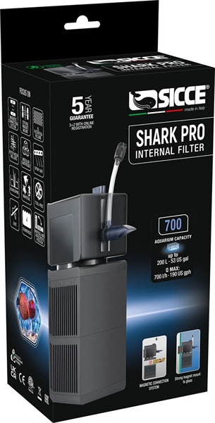 SICCE SHARK PRO 700 FILTRE INTÉRIEUR