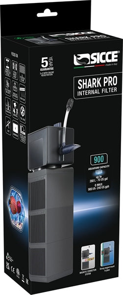 SICCE SHARK PRO 900 FILTRE INTÉRIEUR