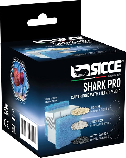 SICCE SHARK PRO ZEROPHOS + SPONGE 20 PPI