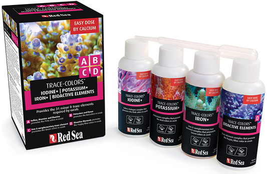 Red Sea trace colors A/B/C/D pack 4 x 100ml