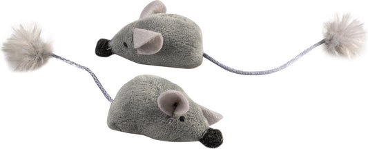 Cushy souris avec queue drôle gris