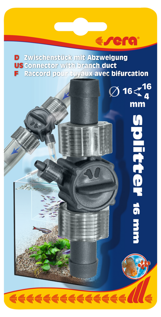 Raccord pour tuyaux sera avec bifurcation pour Ø 16/16/4 mm