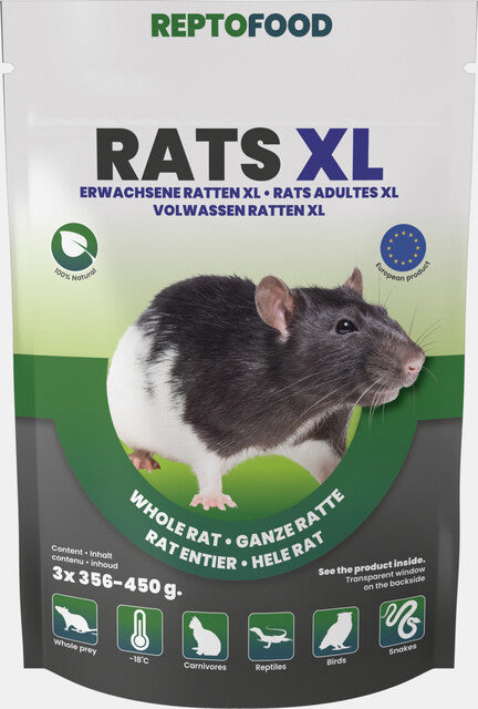 REPTO RATS ADULTES XL 356-450G 3PCS
