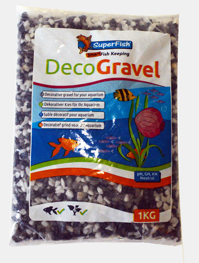 Superfish déco sand noir et blanc 1kg