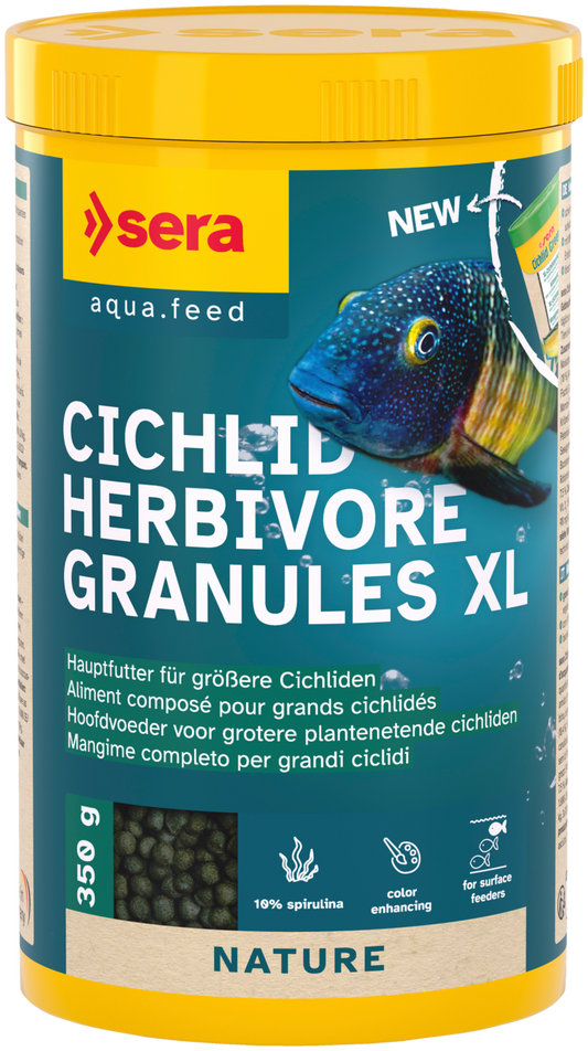 Sera Cichlid Herbivore Granulés 1000ml