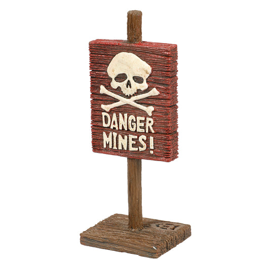 Panneau d`avertissement - Danger mines