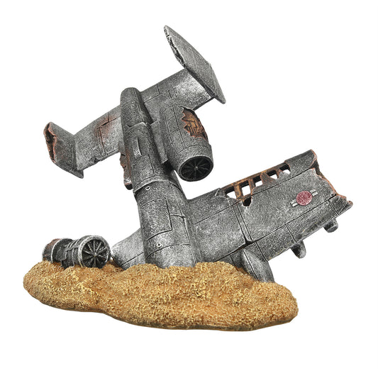 épave d’avion désert multicolore 19,5x12x15,3cm