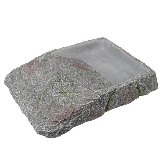 Bol pour tortues Rock Anthracite 29x4,5x22cm