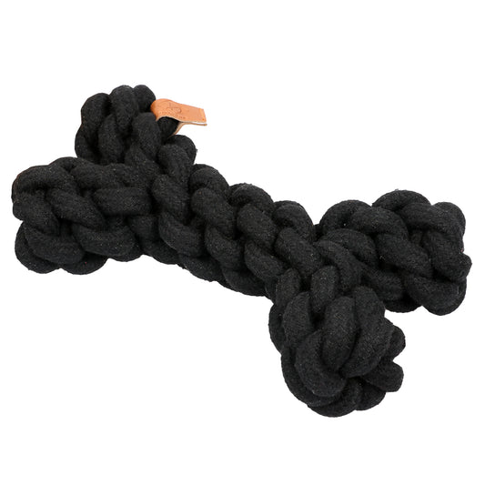 Dente rope toy L - 30x10x5 cm noir