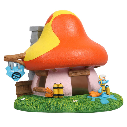 Schtroumpfs Forêt Ecole de Plongée Action Air multicolore 16,8x14,7x14,7cm