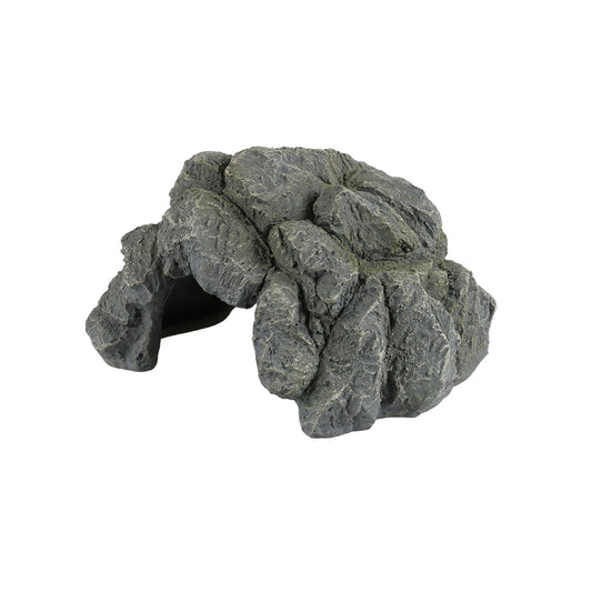 Grotte pour reptiles anthracite S 19x19x8,5cm