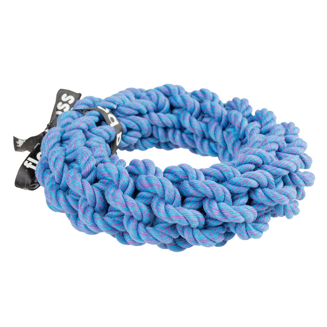 'da-chain' anneau tressé bleu