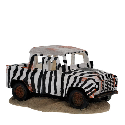Voiture du désert britannique noir 23x14x12cm