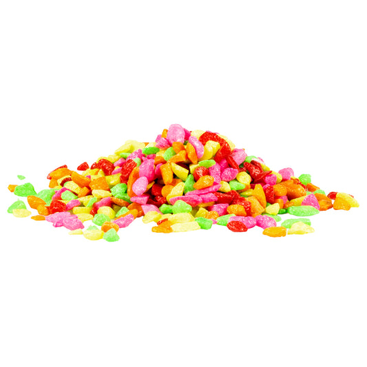 Mélange de gravier d'aquarium néon multicolore 2 kg