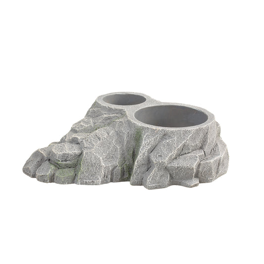 Cup holder rock gris 15x12x4 cm