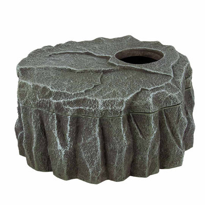 Abri pour reptiles rocher anthracite