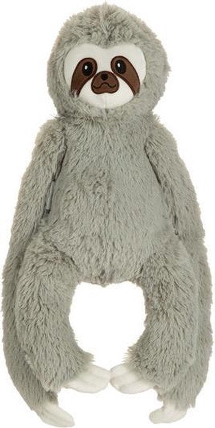 Beeztees peluche pour chien paresseux mésange grise 40 x 20 x 9 cm