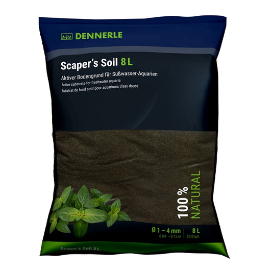 Dennerle scaper's soil 100% naturel 8l