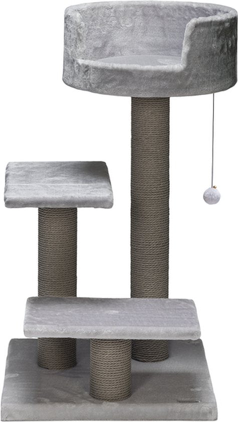 Beeztees Figo - Griffoir - Gris - 50x50x92 cm 2