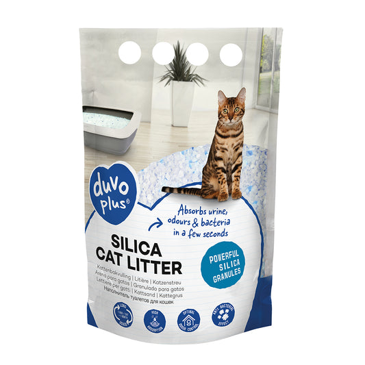 Litière premium silica blanc/bleu 5L 2kg