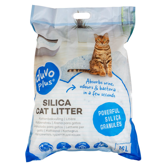 Litière premium silica 16 l 7,5 kg