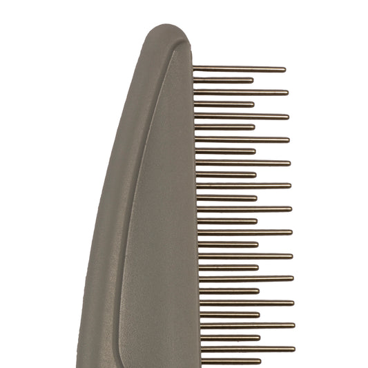 Peigne démêlant 35+18 pins noir/gris