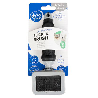 Brosse slicker large noir/gris 3
