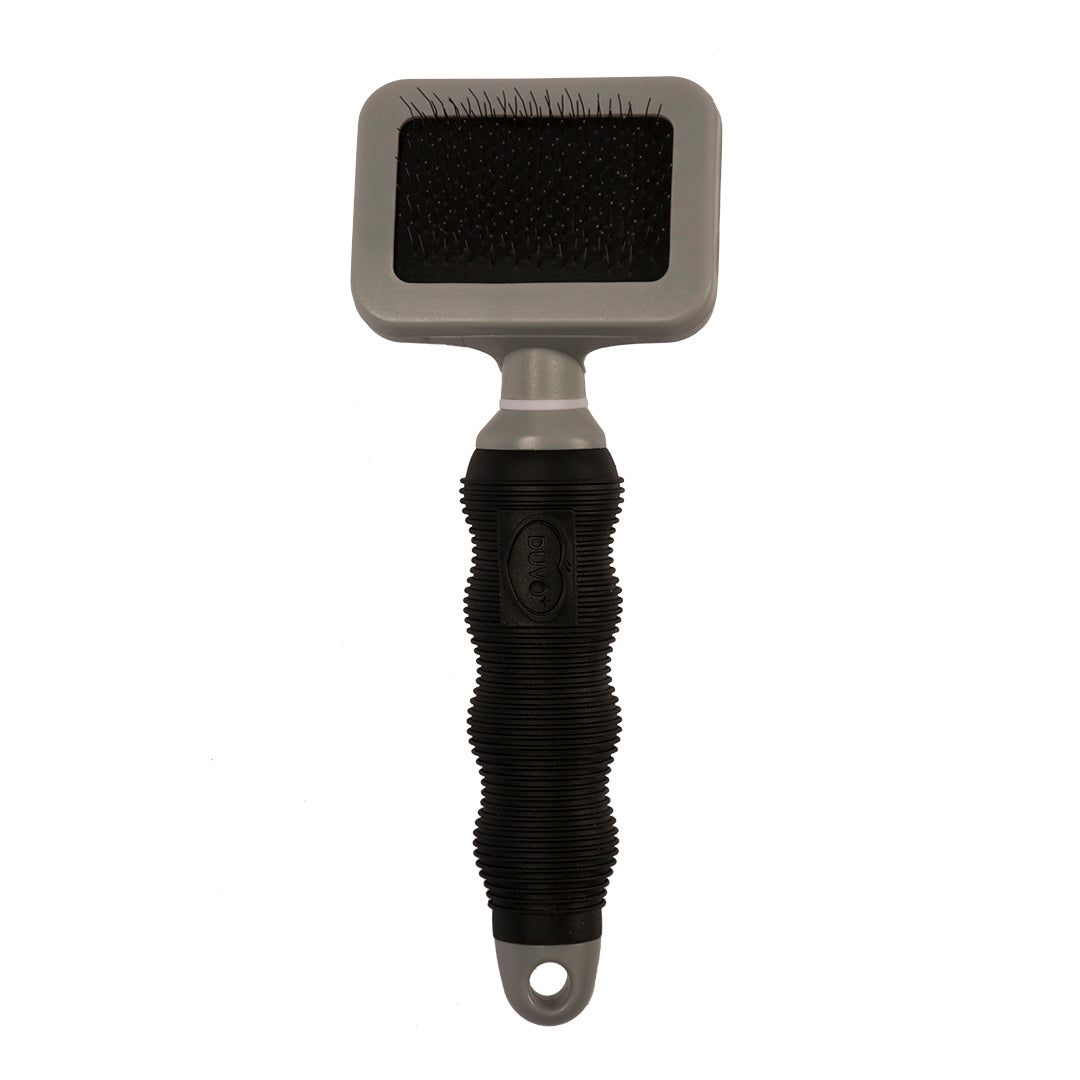 Brosse slicker large noir/gris