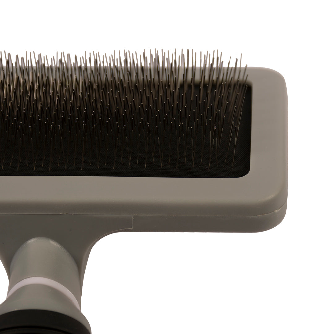 Brosse slicker large noir/gris 2