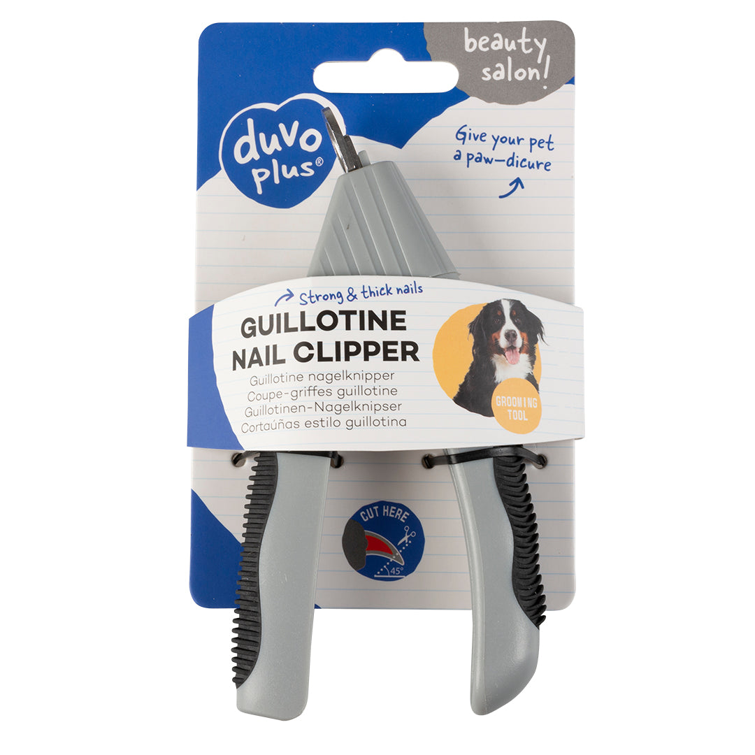 Coupe-griffes guillotine gris