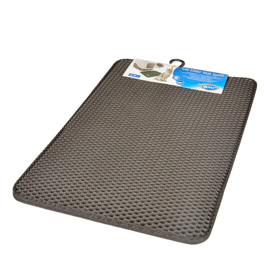 Tapis pour litière swift rectangulaire noir M 45x65 cm