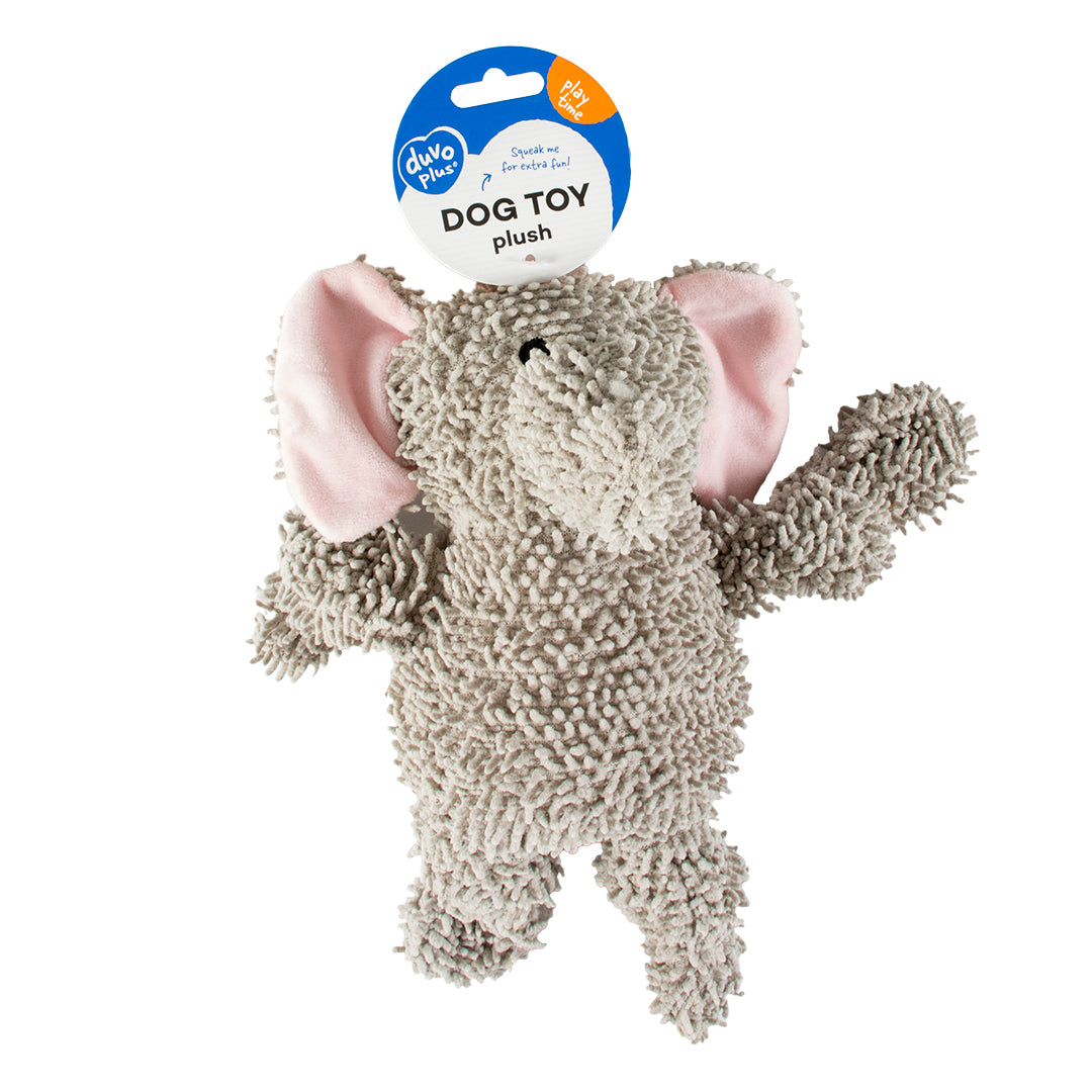 Peluche éléphant moppy gris 2