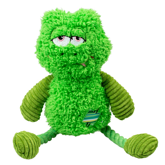 Peluche grenouille silly vert