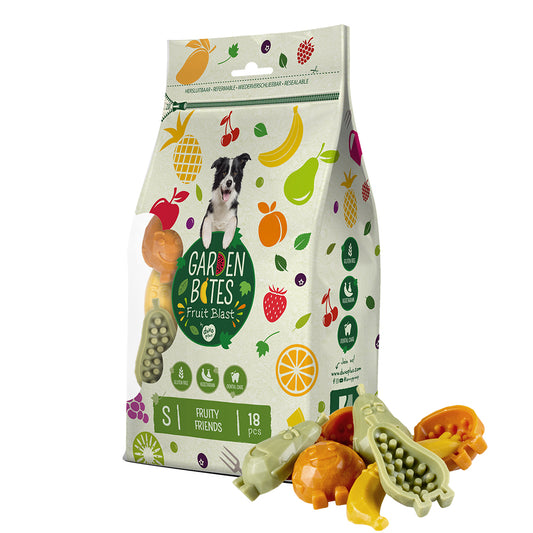 Garden Bites Fruity friends S - 7cm - 18pc Multicolor