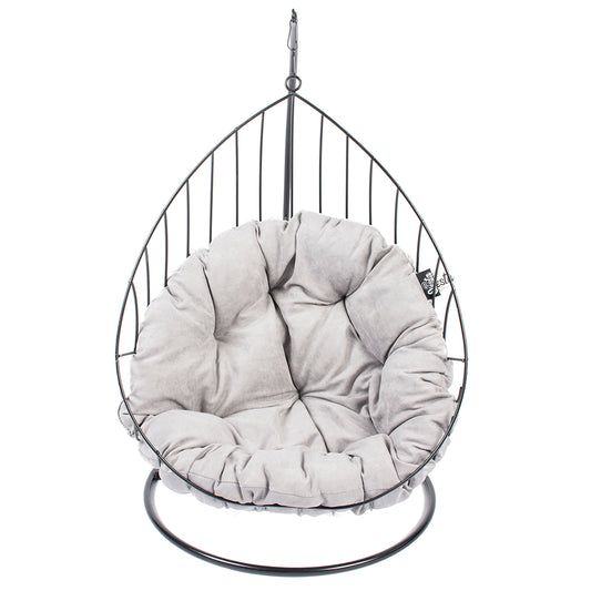 Caviar chaise suspendue en métal 48x40x65 cm
