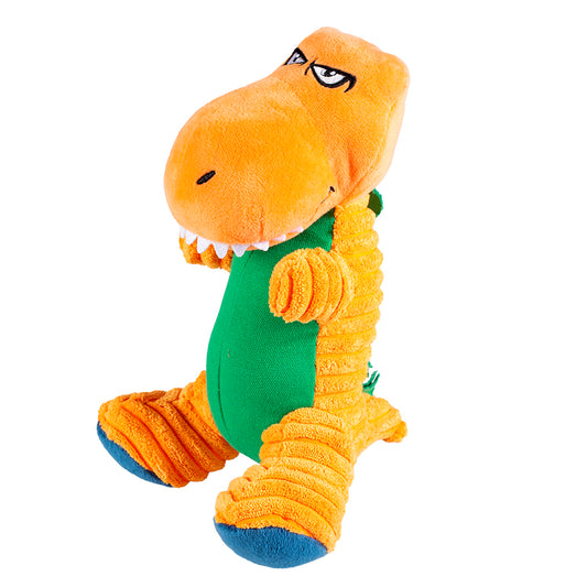 Peluche dino t-rex corduroy orange