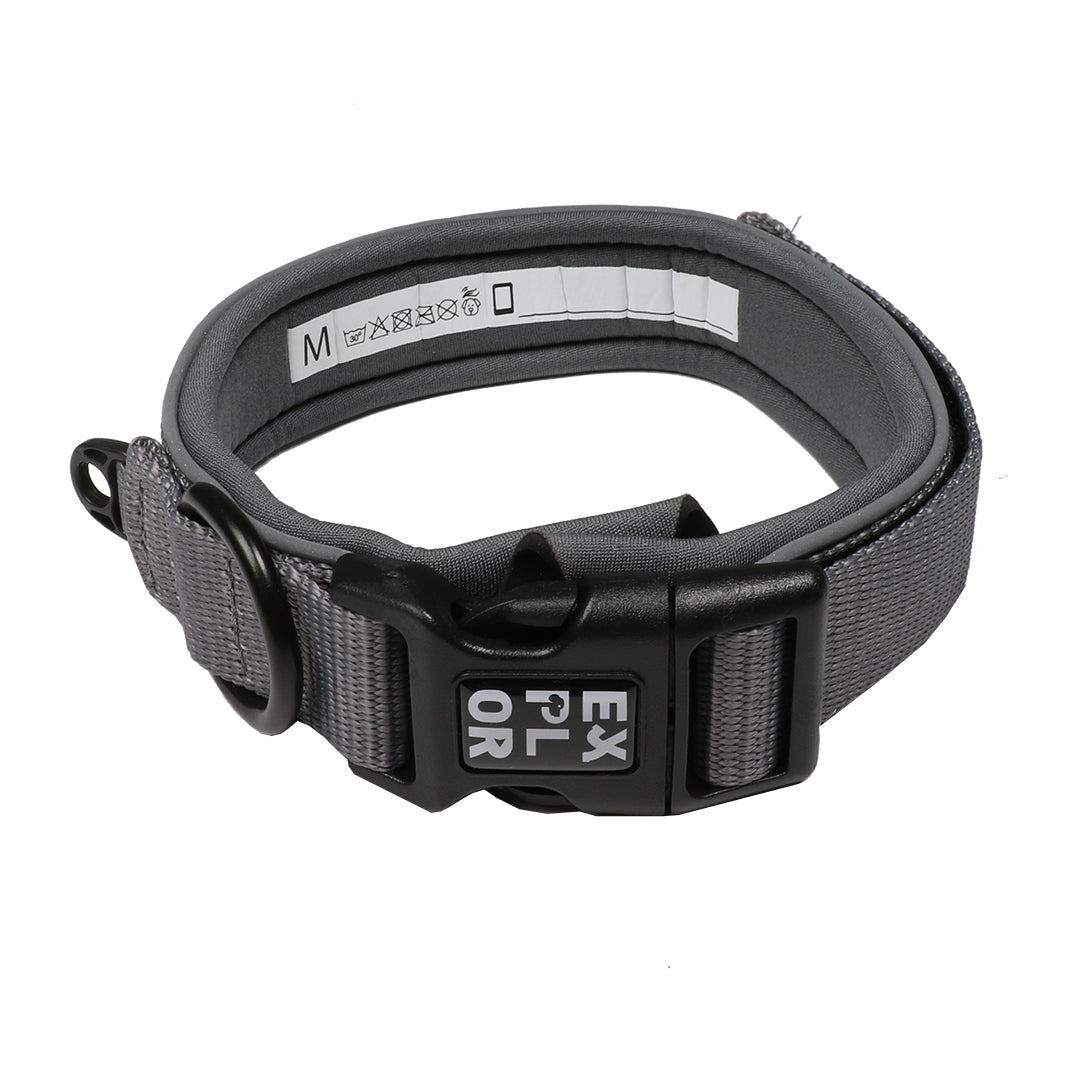 Ultimate fit Comfy collier Safety M-39-44 cm silver reflective