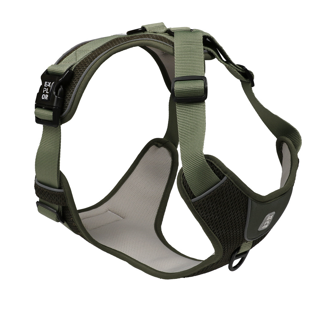 Ultimate Fit No-Pull harnais Classic L 48-58cm - 58-81 cm Undercover green