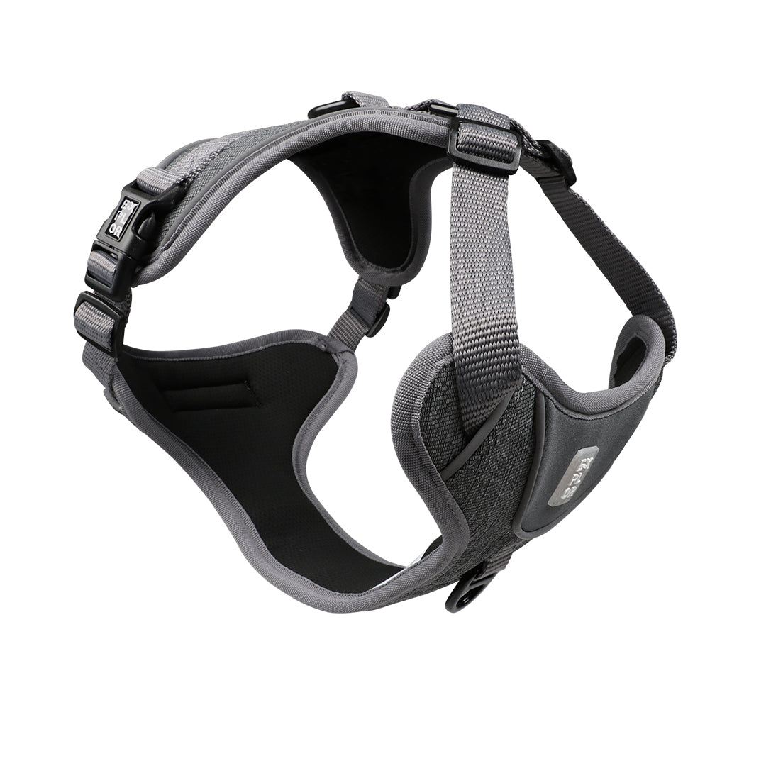 Ultimate fit no-pull harnais safety L - 40-70 cm - 77-100 cm silver reflective