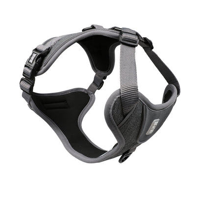 Ultimate fit no-pull harnais safety L - 40-70 cm - 77-100 cm silver reflective