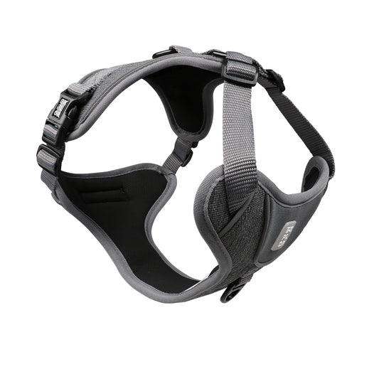 Ultimate fit no-pull harnais safety XL - 50-75 cm - 97-120 cm silver reflective