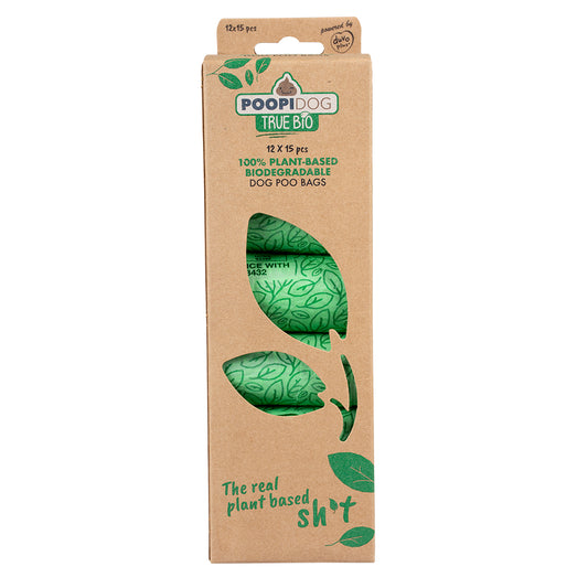 Sacs ramasse-crottes true bio 12x15 pcs 21,5x29 cm