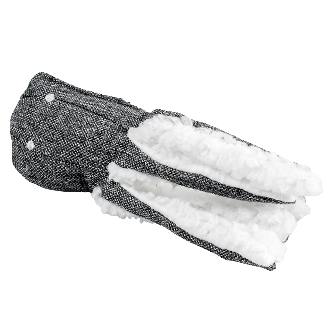 Eco peluche Pieuvre 20x8x10 cm gris